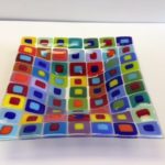 Case Island Glass - 12" Multi Square Bowl