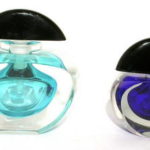 Corriea Art Glass - Aqua and Cobalt Perfumes