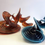 Vitrix Hot Glass Studio - Heechee Amber, Turquoise
