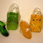 Hot Glass Studios - Handbag and Shoes Green and Yellow