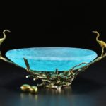 Georgia and Joseph Pozycinski - Sandhill Nest Bowl in Aqua