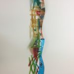 Sabra Richards - Tall Vertical Wall Sculpture 1