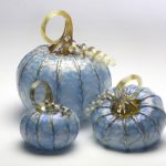 C&H Glass Works - Powder Blue Pumpkins