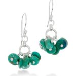 Terri Lindelow - Turquoise Cluster Earrings