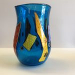 Beck Glass - Blue Vase