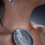 Suzanne Schwartz - Freeform Stitched Earrings & Necklace