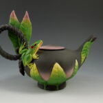 Nancy Yturriaga Adams - Woodland Frog Teapot