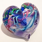 Tropical Iceberg Glass - Heart 1
