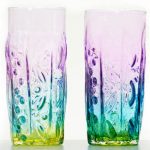 Tropical Iceberg Glass - Alien Rainbow Glass